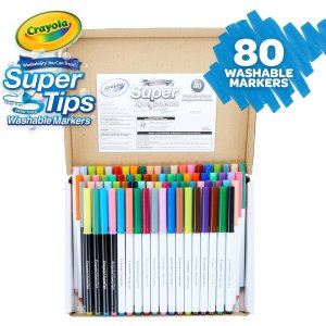 crayola supertips (80) washable markers4