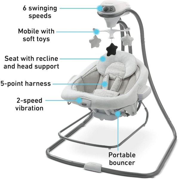 graco swing duetconnect lx swing + bouncer redmond5