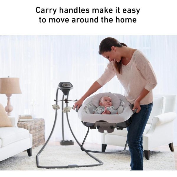 graco swing duetconnect lx swing + bouncer redmond6
