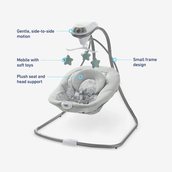graco swing simple sway ivy2