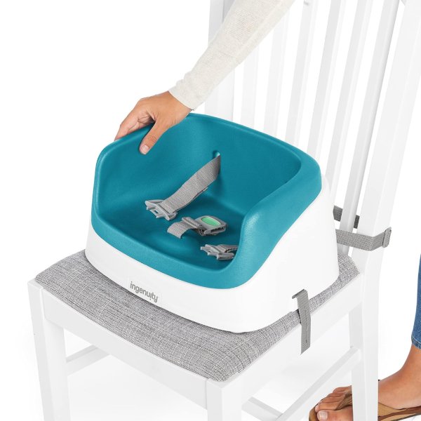 ingenuity smartclean toddler booster peacock blue6