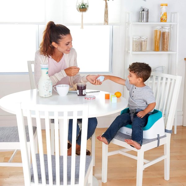 ingenuity smartclean toddler booster peacock blue7