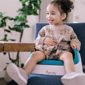 ingenuity smartclean toddler booster peacock blue9