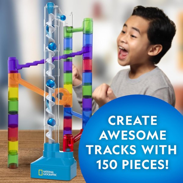 national geographic marble run with motorized elevator2