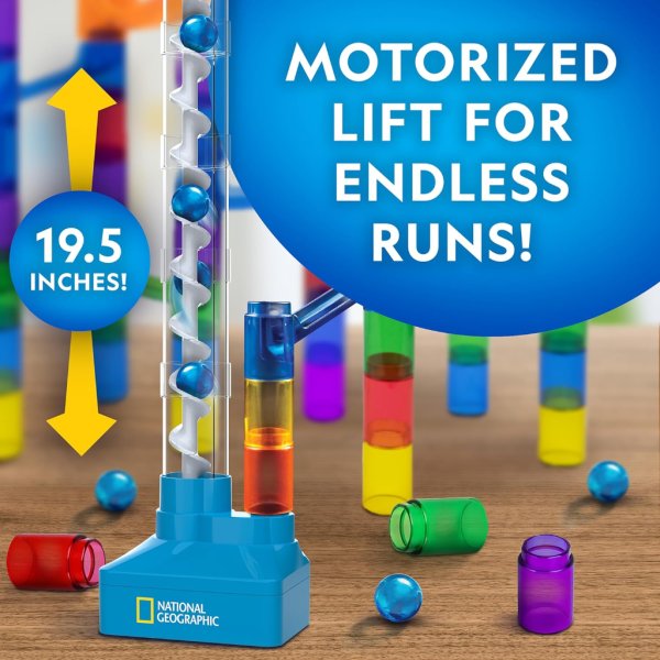 national geographic marble run with motorized elevator6