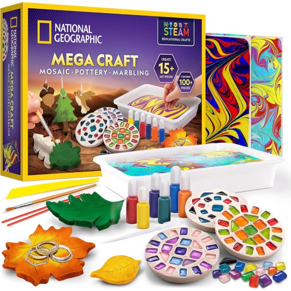 national geographic mega arts and crafts kit for kids 4