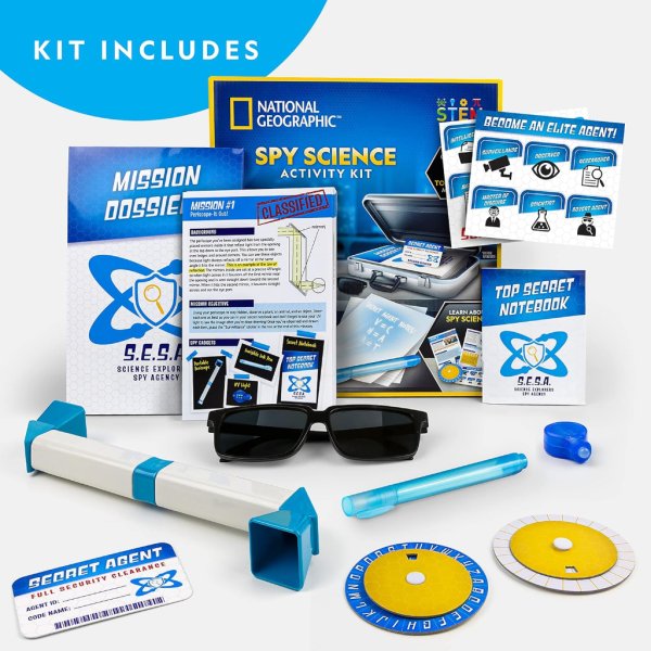 national geographic spy science kit kids spy activity set1