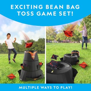 national geographic volcano bean bag toss backyard game set5