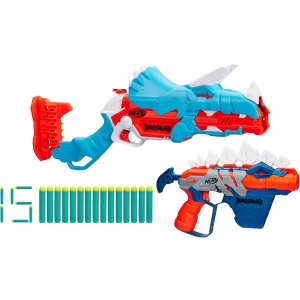 nerf dinosquad dino clash pack, includes 2 blasters10