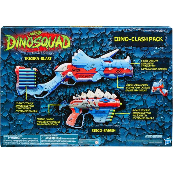 nerf dinosquad dino clash pack, includes 2 blasters16