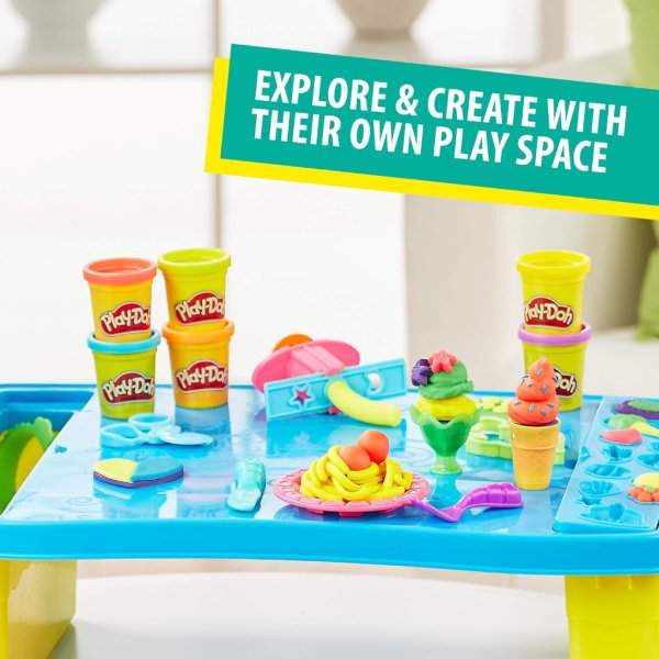 play doh play 'n store table toy, 25+ accessories, 8 cans of assort. colors2