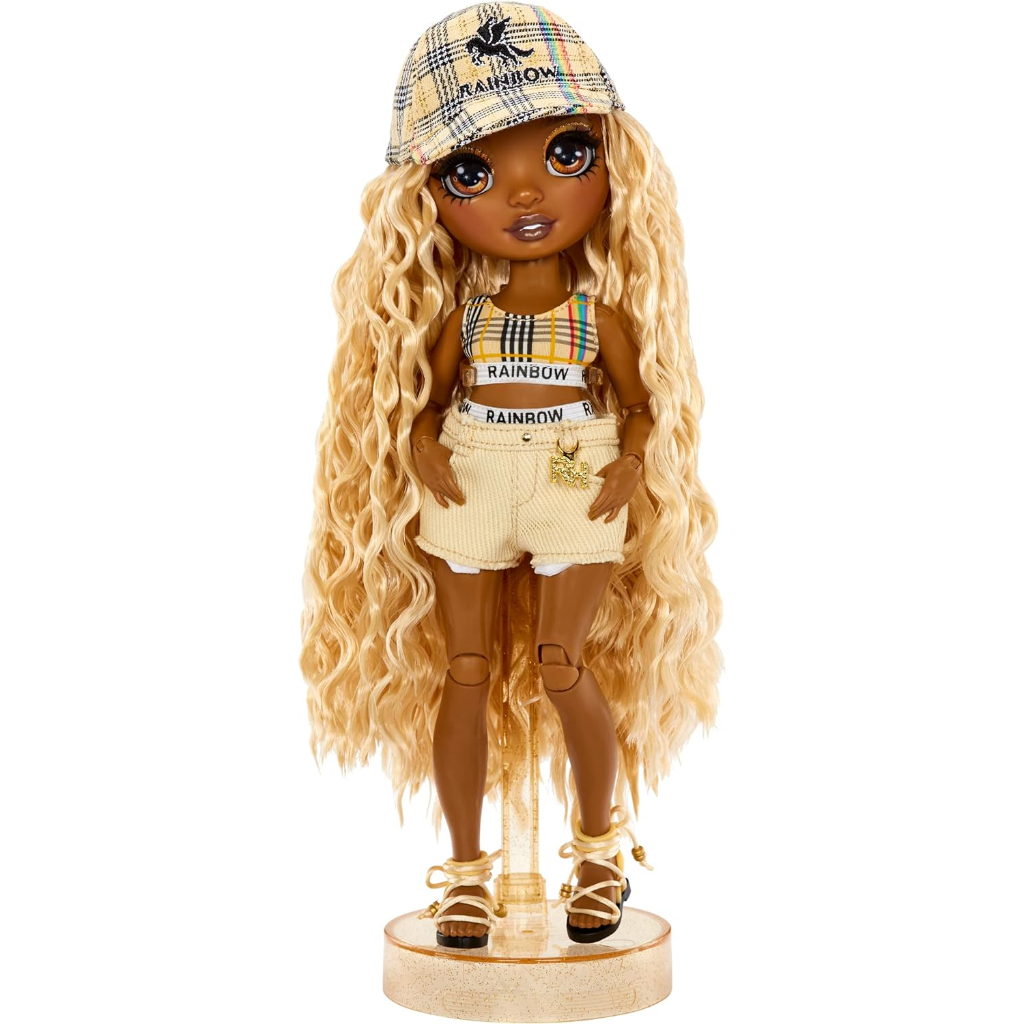 rainbow high pacific coast harper dune sand (light yellow) fashion doll2