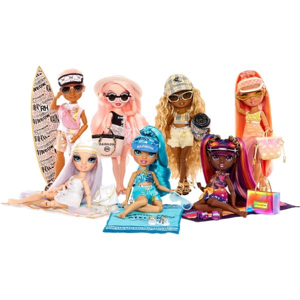 rainbow high pacific coast harper dune sand (light yellow) fashion doll4