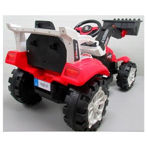 red backhoe ride on3