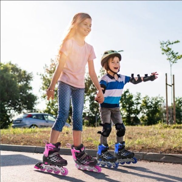 skl inline skates for kids, adjustable roller small (28 33)7