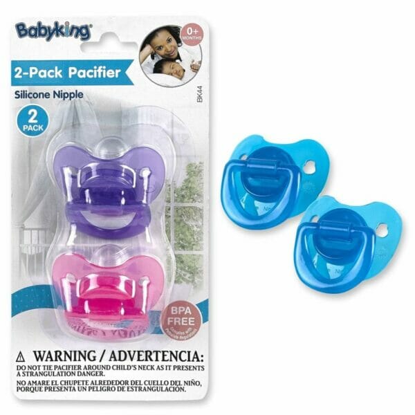 aby king orthodontic pacifiers 2 pack