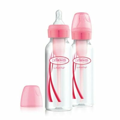 Dr. Brown's 8OZ PP Options Narrow Bottle 2pk Pink