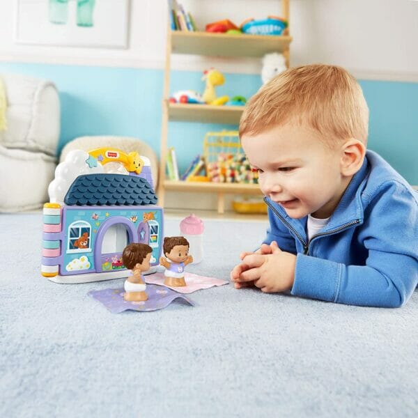 Fisher-Price Little People Baby's Day Storybook Set