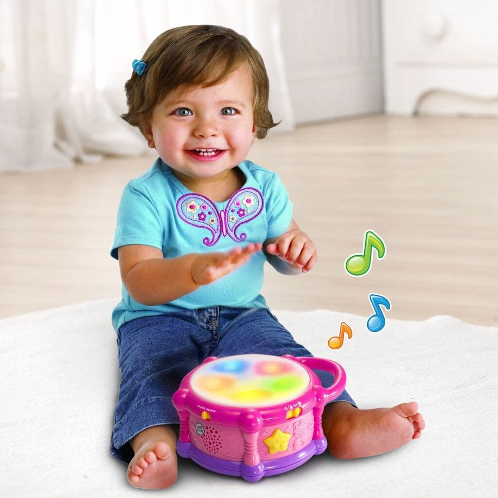 LeapFrog Learn Groove Color Play Drum Bilingual Pink D Best Toys