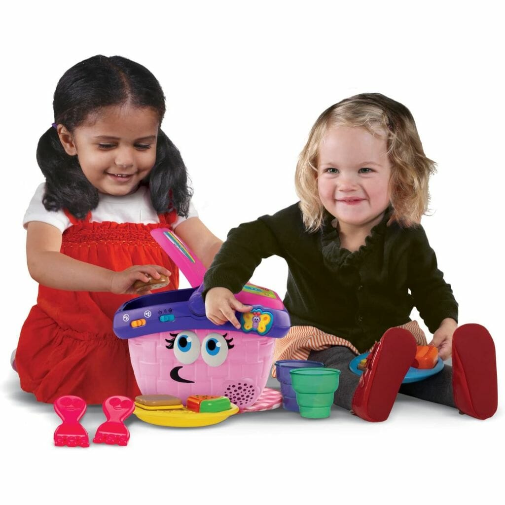 LeapFrog Shapes and Sharing Picnic Basket Pink D Best Toys