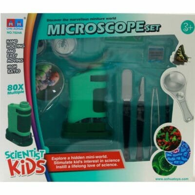 Scientist Kids Microscope Set Green